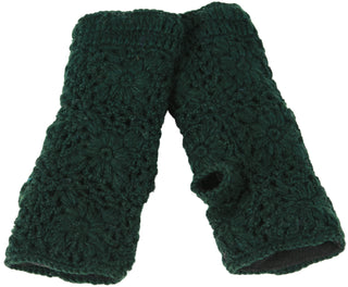 Flower Crochet Handwarmers2