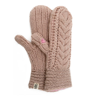A pair of high-quality Soho Mittens for women on a white background.