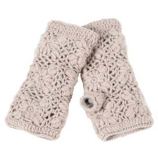 Flower Crochet Handwarmers2