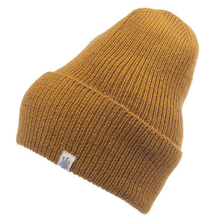 A Troubadour Rib Fold Beanie on a white background.