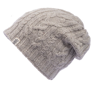 Alexander Cable Slouch hat on a white background.