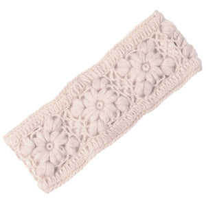 Flower Crochet Headband- SOLIDS