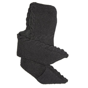 Hand Knit 2 Pocket Scarf Hood