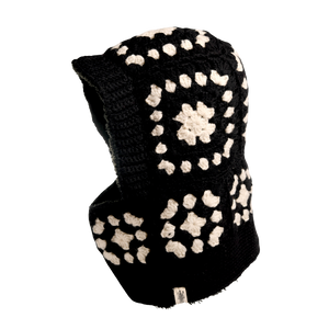 Hand Crochet Patch Hood