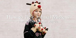 picking animal mittens for kids
