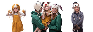 Nirvanna Designs' animal styles collection - hand-knitted wool winter animal styles for women and men