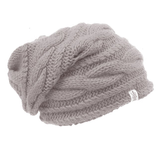 A Triple Braid Cable Slouch on a white background with water-resistant technology.