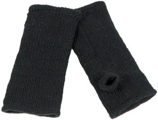 A pair of Solid Hand Warmers with Fleece Lining on a white background.