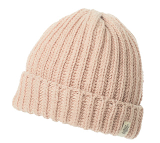 A Barrow Rib Beanie hat with a white background.