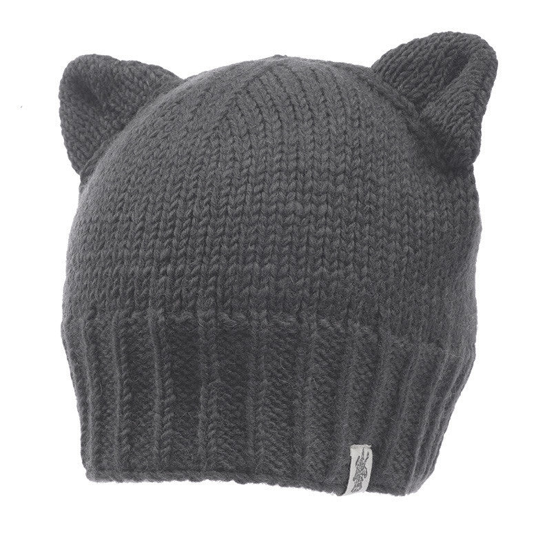 Kitty Ear Hat - 100% Wool Hat With Kitten Ears – nirvannadesigns Kitty Ear Hat - 100% Wool Hat With Kitten Ears – nirvannadesigns