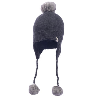 Paris earflap with poms