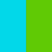 Aqua Blue/ Lime Green