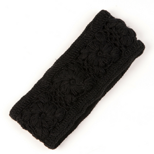 Flower Crochet Headband- SOLIDS