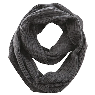 Double Ribbed Wide Infinity Scarf