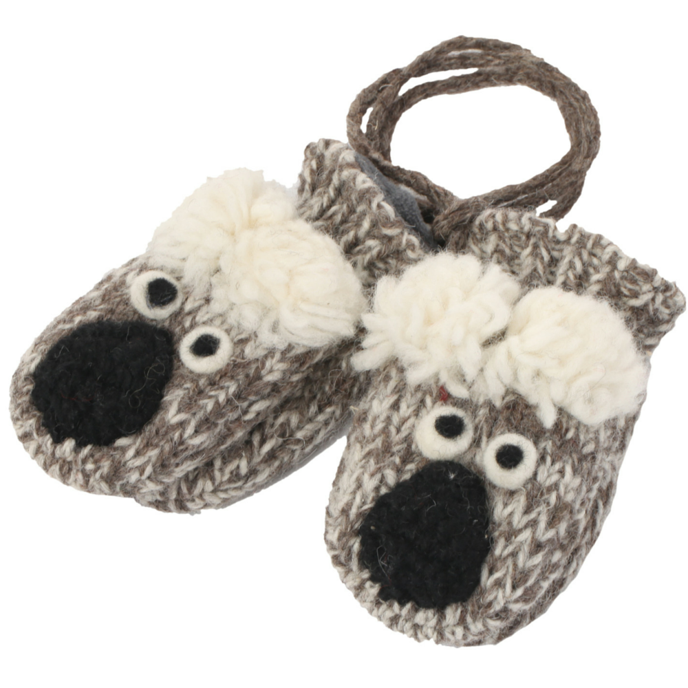 Koala Mittens - 100% Wool Koala Mittens – nirvannadesigns
