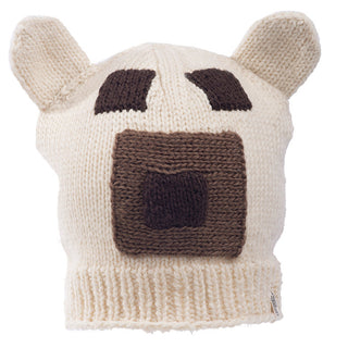 Square Bear Hat- WHITE